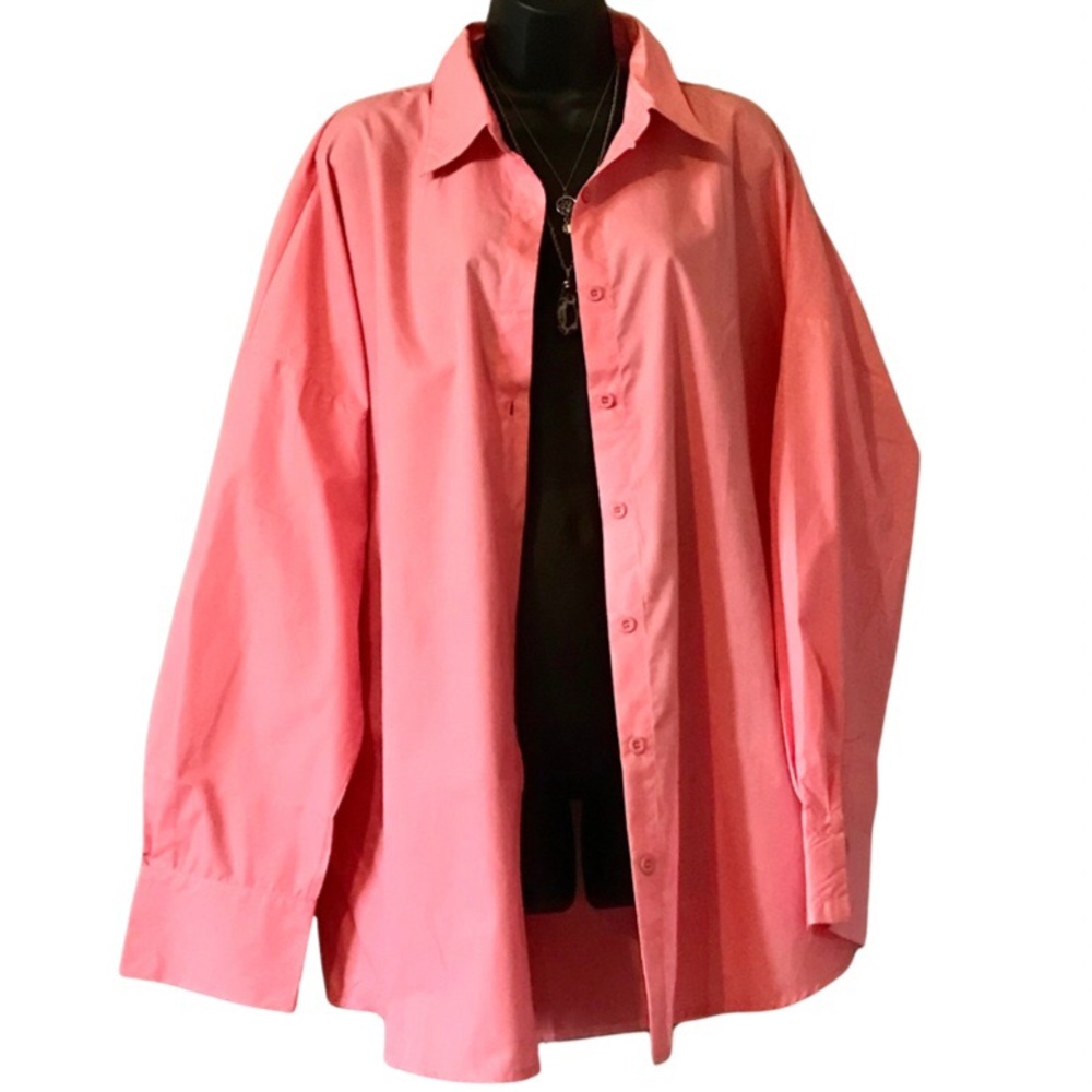Oversized Coral🪸Pink  Shirt
